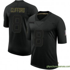 Mens Green Bay Packers Sean Clifford Black Limited 2020 Salute To Service Gbp212 Jersey GBP454